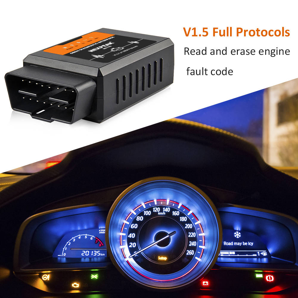 Nexpeak  ELM327 WIFI V1.5 OBD2 Scanner Car Fault Code Reader OBDII Scaner Adapter Auto Diagnostic Scan Tool for IOS Android