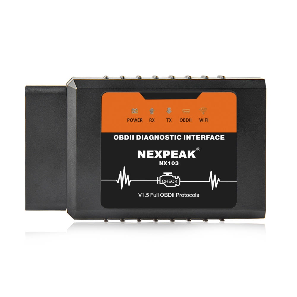 Nexpeak  ELM327 WIFI V1.5 OBD2 Scanner Car Fault Code Reader OBDII Scaner Adapter Auto Diagnostic Scan Tool for IOS Android