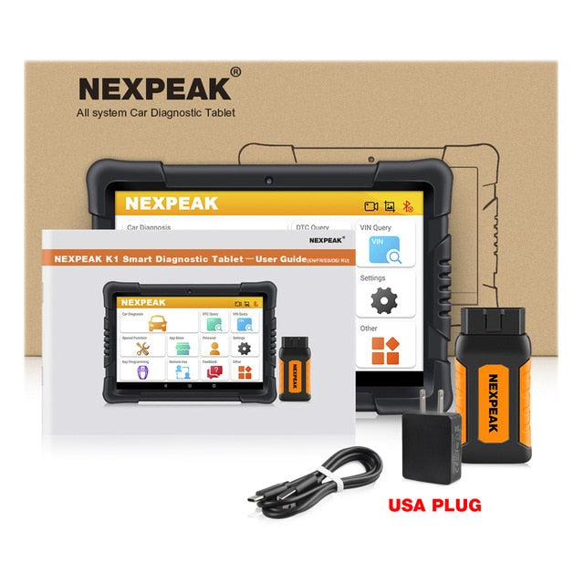 NEXPEAK K1 PRO OBD2 Car Scanner Diagnostic Tool for Auto ABS Airbag SAS Oil DPF EPB Reset ODB2 All Systems Automotive Scanner