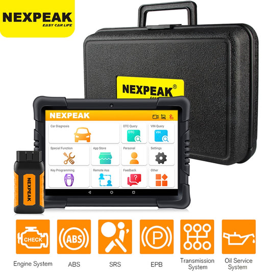 NEXPEAK K1 PRO OBD2 Car Scanner Diagnostic Tool for Auto ABS Airbag SAS Oil DPF EPB Reset ODB2 All Systems Automotive Scanner