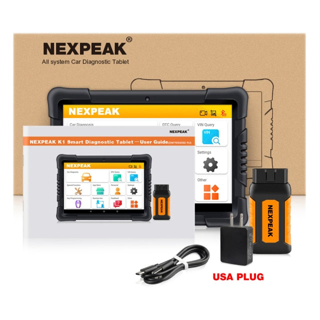 NEXPEAK OBD2 Scanner K1 PRO ABS Airbag Oil Reset EPB DPF Car Diagnostic Tool  for Perodua for Proton Car Automotive Scanner