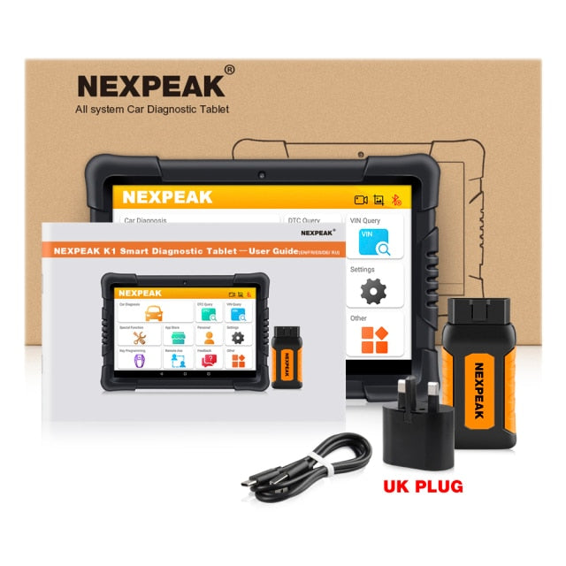 NEXPEAK K1 PRO OBD2 Car Scanner Diagnostic Tool for Auto ABS Airbag SAS Oil DPF EPB Reset ODB2 All Systems Automotive Scanner