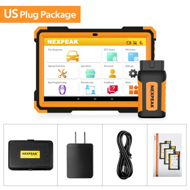 NEXPEAK K1 PLUS OBD2 Car Scanner Diagnostic Tool for Auto ABS Airbag SAS Oil DPF EPB Reset ODB2 All Systems Automotive Scanner