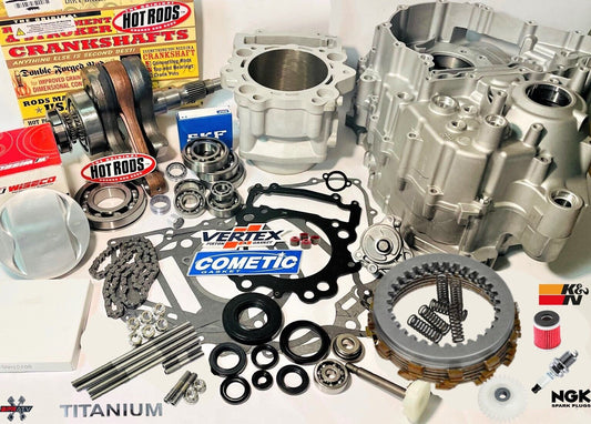 Raptor 700 Stock Crank Cases Best Complete Rebuilt Motor Engine Rebuild Kit 102m