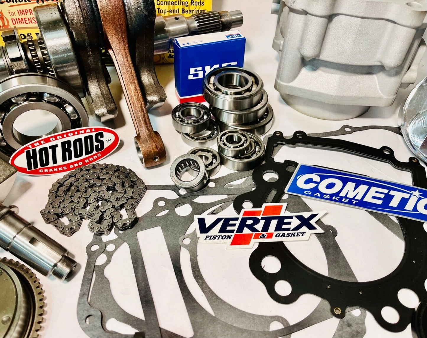 Rhino Grizzly 660 Big Bore Stroker 102mm Complete Engine Motor Rebuild Kit 719cc